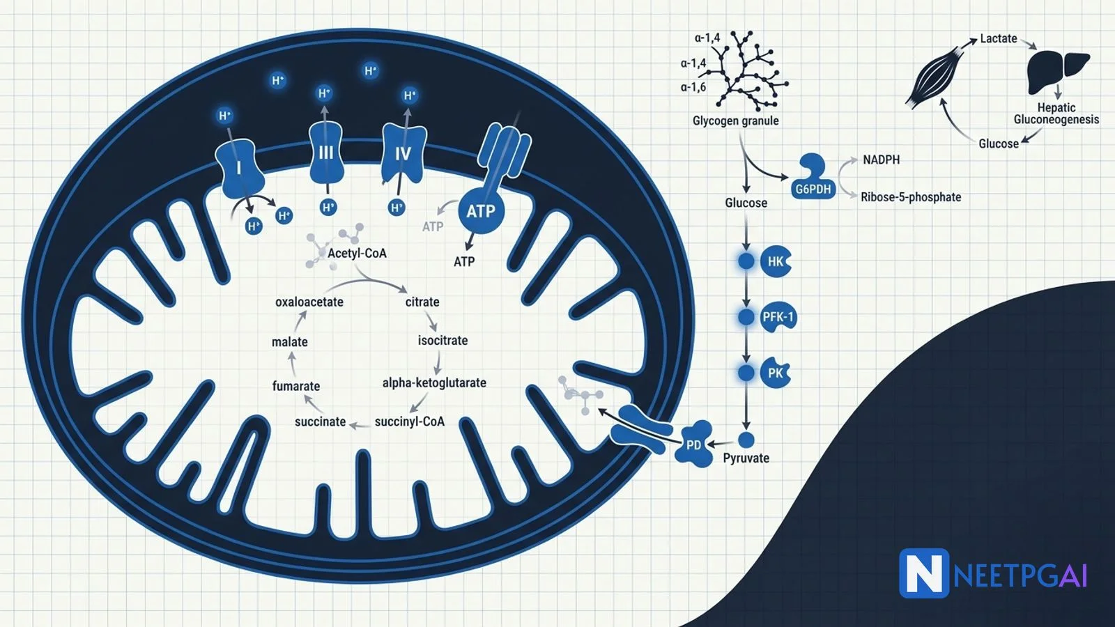 Carbohydrate Metabolism — Glycolysis, TCA, ETC for NEET PG 2026