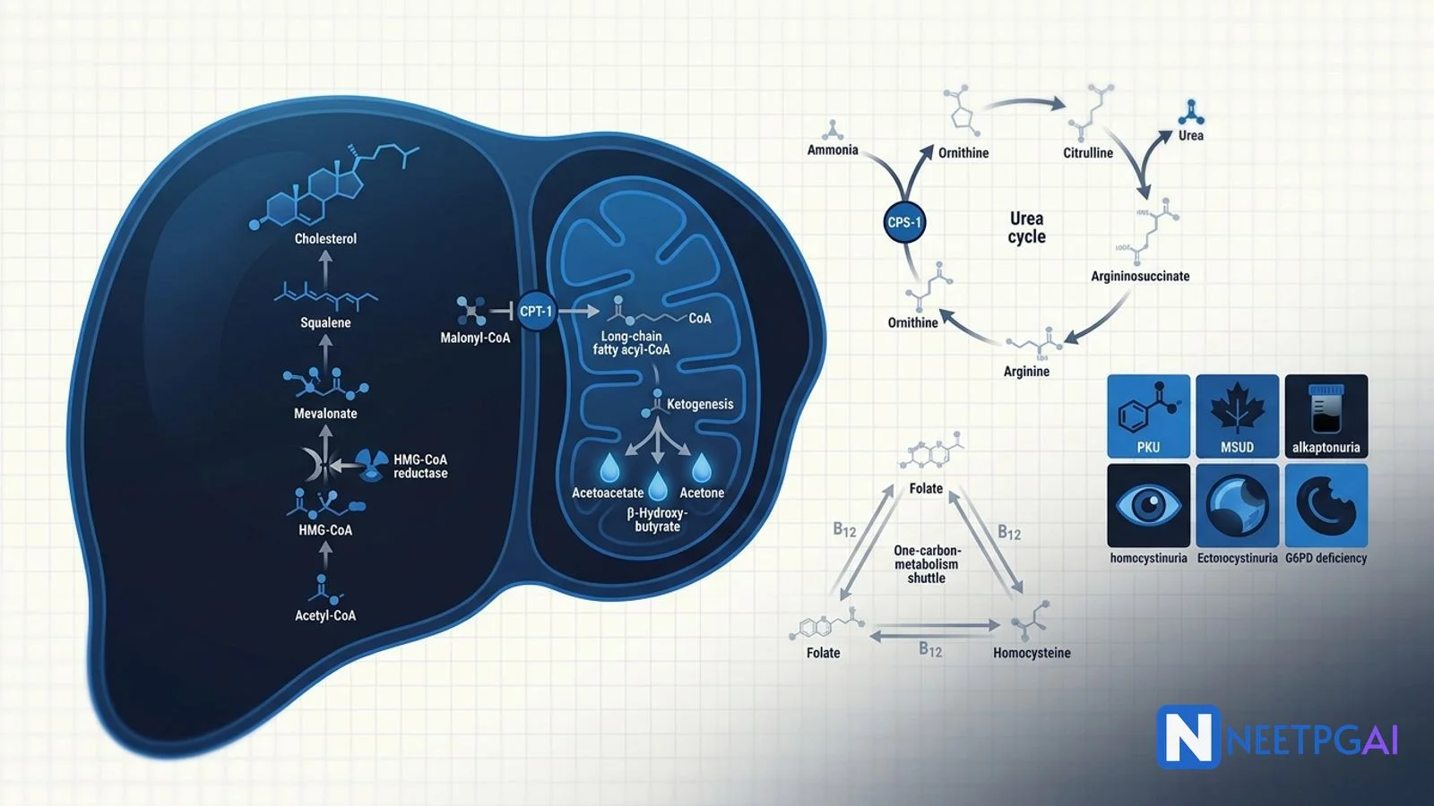 Lipid & Amino Acid Metabolism and IEM for NEET PG 2026