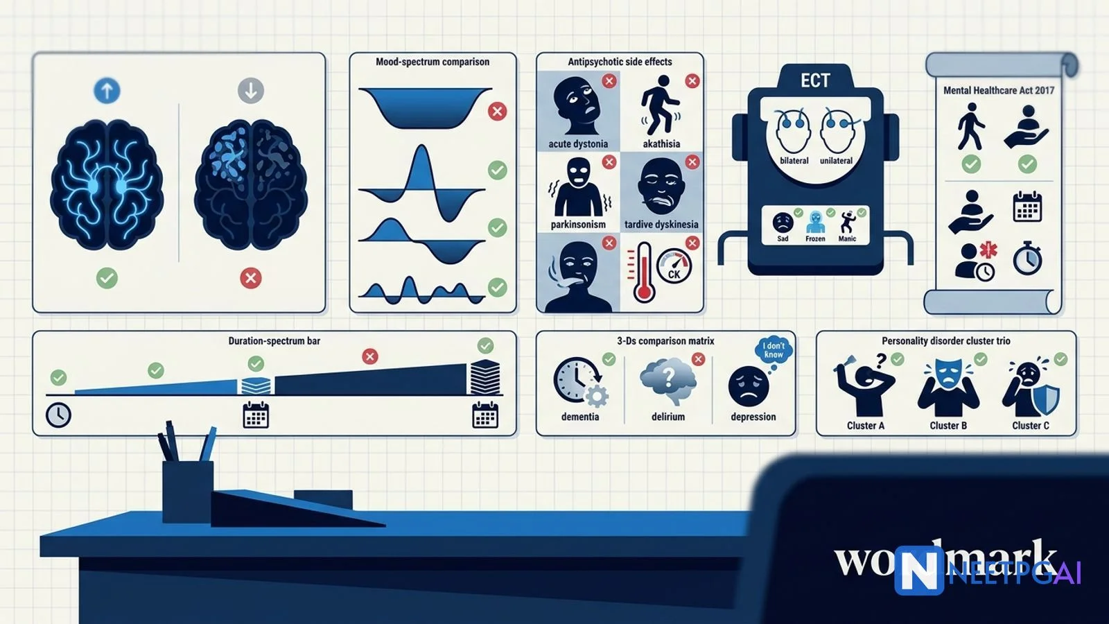 15 Common Mistakes in Psychiatry for NEET PG — And How to Avoid Them