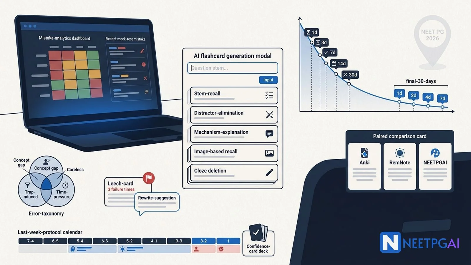 How to Revise Mistakes With AI Flashcards for NEET PG — A 10-Step Personal Mistake-Bank Protocol
