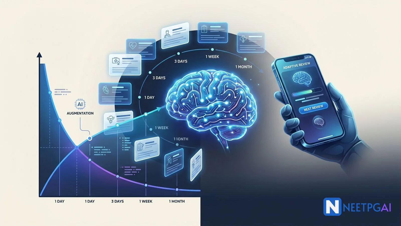 Spaced Repetition + AI: The Science Behind Smart Revision for NEET PG 2026
